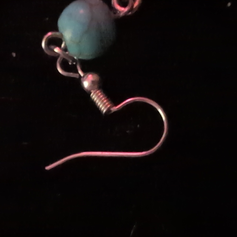 Turquoise earrings - Picture 4 of 4
